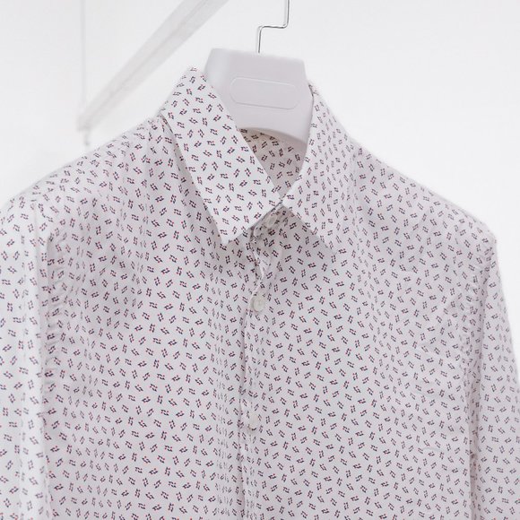 Prada Cotton Geometric Print Shirt - Picture 3 of 13
